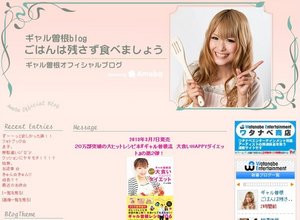 ギャル曽根『ごはんは残さず食べましょう』